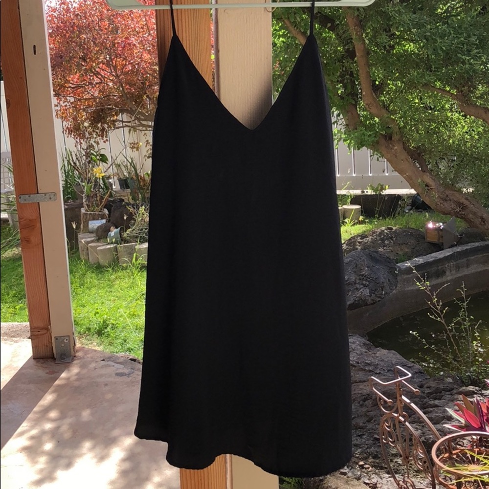 Mini black dress